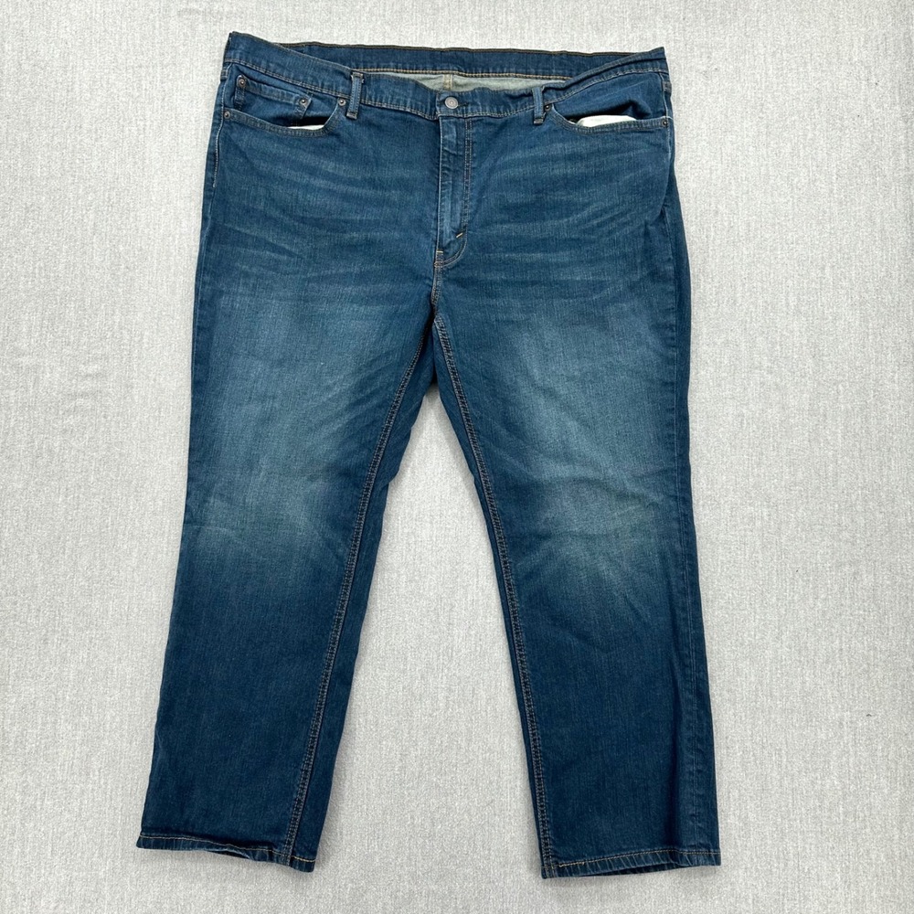 Levi's 541 Jeans Mens 46x30 Blue Athletic Taper Stretch Denim Medium‎ Wash
